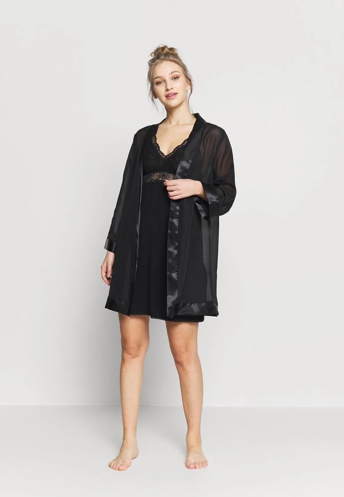 Vêtement De Nuit ANNA FIELD Anna Field Anna Viscose Dress Noir Femme | TXO-2942690